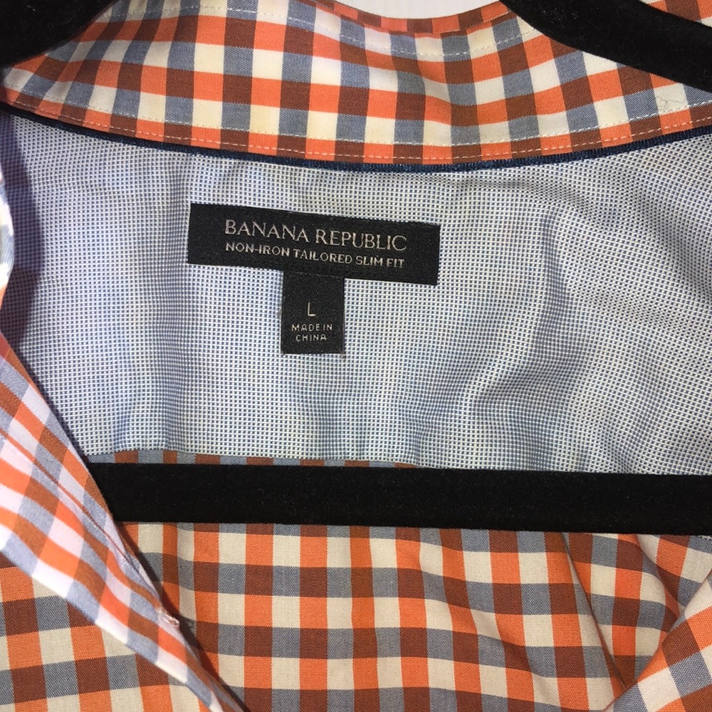 Men’s Banana Republic Plaid Dress Shirt